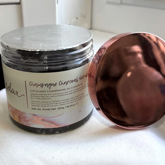 🛀 Manna Kadar Innovative Relax Champagne Charcoal Scrub - Brand New - Picture 9 of 14